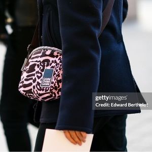 Ganni animal print festival bag